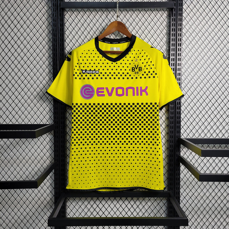 Borussia Dortmund 2011/12 Retro Yellow Home Jersey