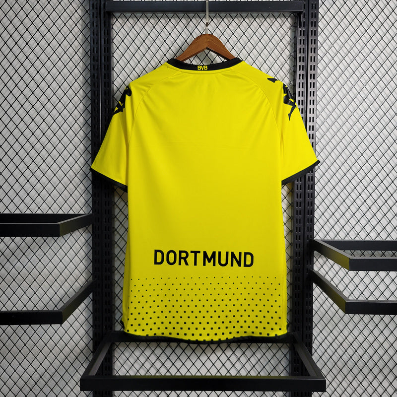Borussia Dortmund 2011/12 Retro Yellow Home Jersey