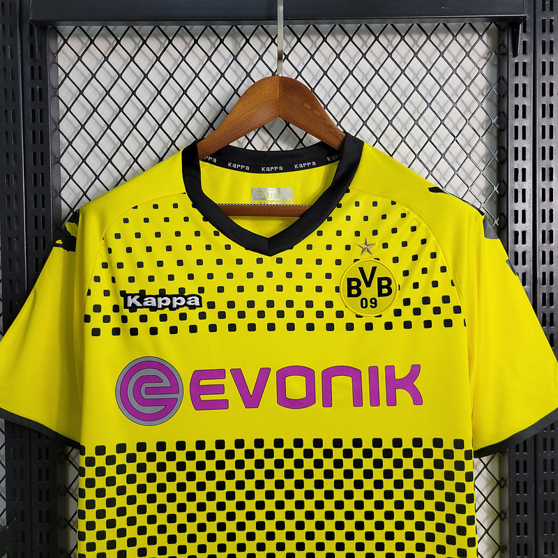 Borussia Dortmund 2011/12 Retro Yellow Home Jersey