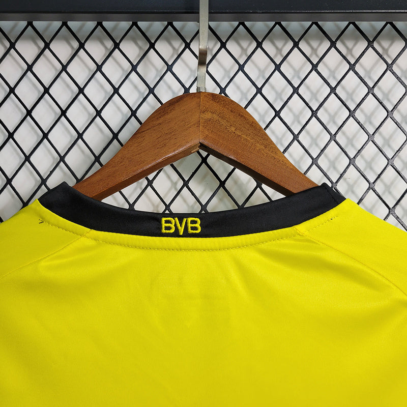 Borussia Dortmund 2011/12 Retro Yellow Home Jersey