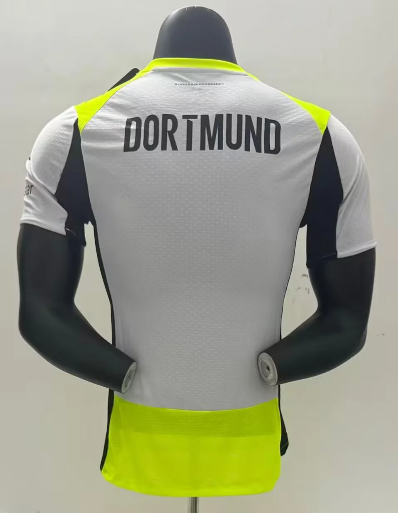 Borussia Dortmund 25/26 Gray/Green Away Player Version Jersey