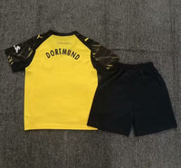 Borussia Dortmund 25/26 Home Kids Jersey Set