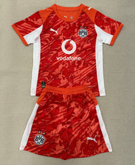 Borussia Dortmund 25/26 Orange Goalkeeper Kids Jersey Set