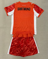 Borussia Dortmund 25/26 Orange Goalkeeper Kids Jersey Set