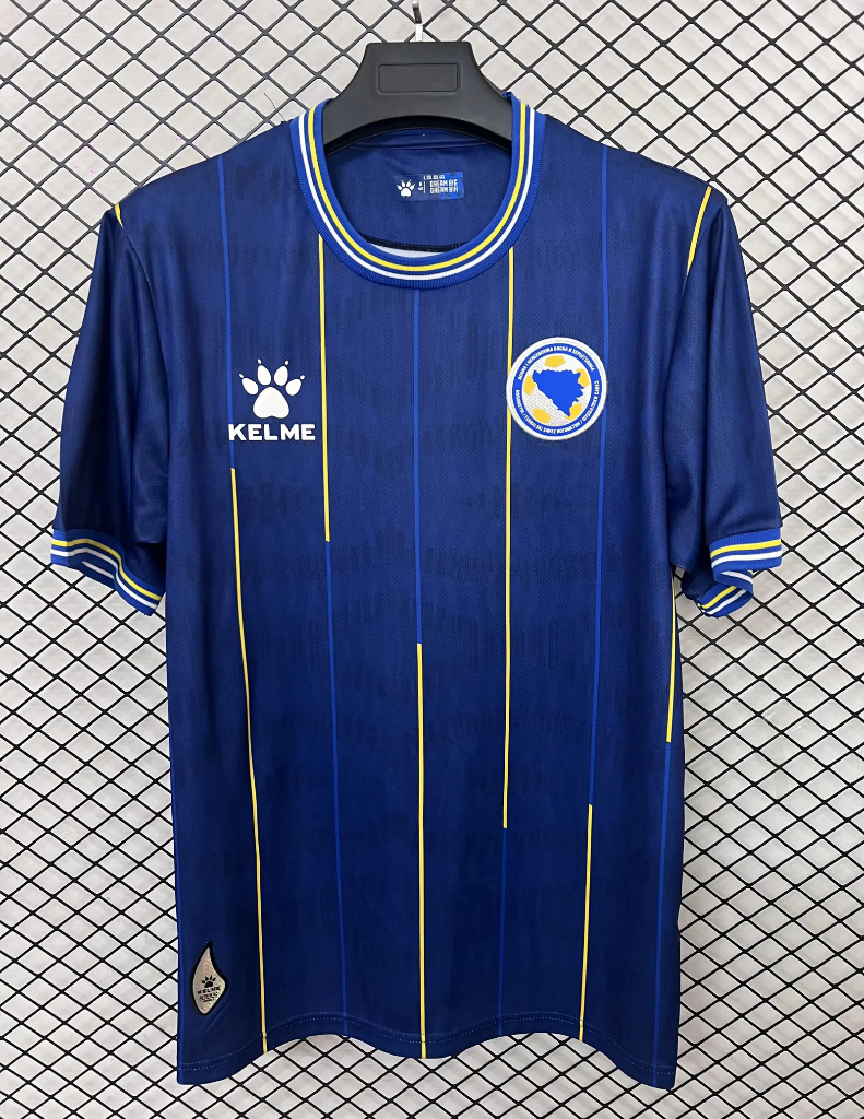 Bosnia and Herzegovina 26/27 World Cup Blue/Yellow Home Jersey