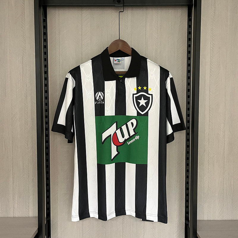 Botafogo 1995/96 Retro Black/White Home Jersey