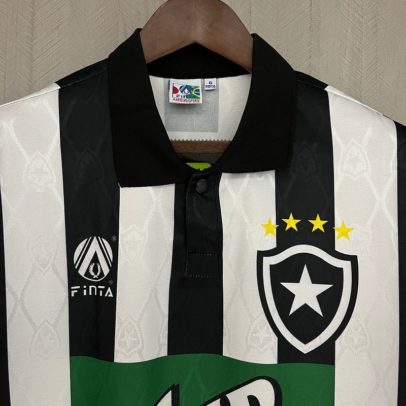 Botafogo 1995/96 Retro Black/White Home Jersey