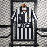 Botafogo 1997 Retro Version Black/White Home Jersey