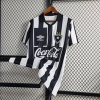 Botafogo 1997 Retro Version Black/White Home Jersey
