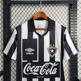 Botafogo 1997 Retro Version Black/White Home Jersey