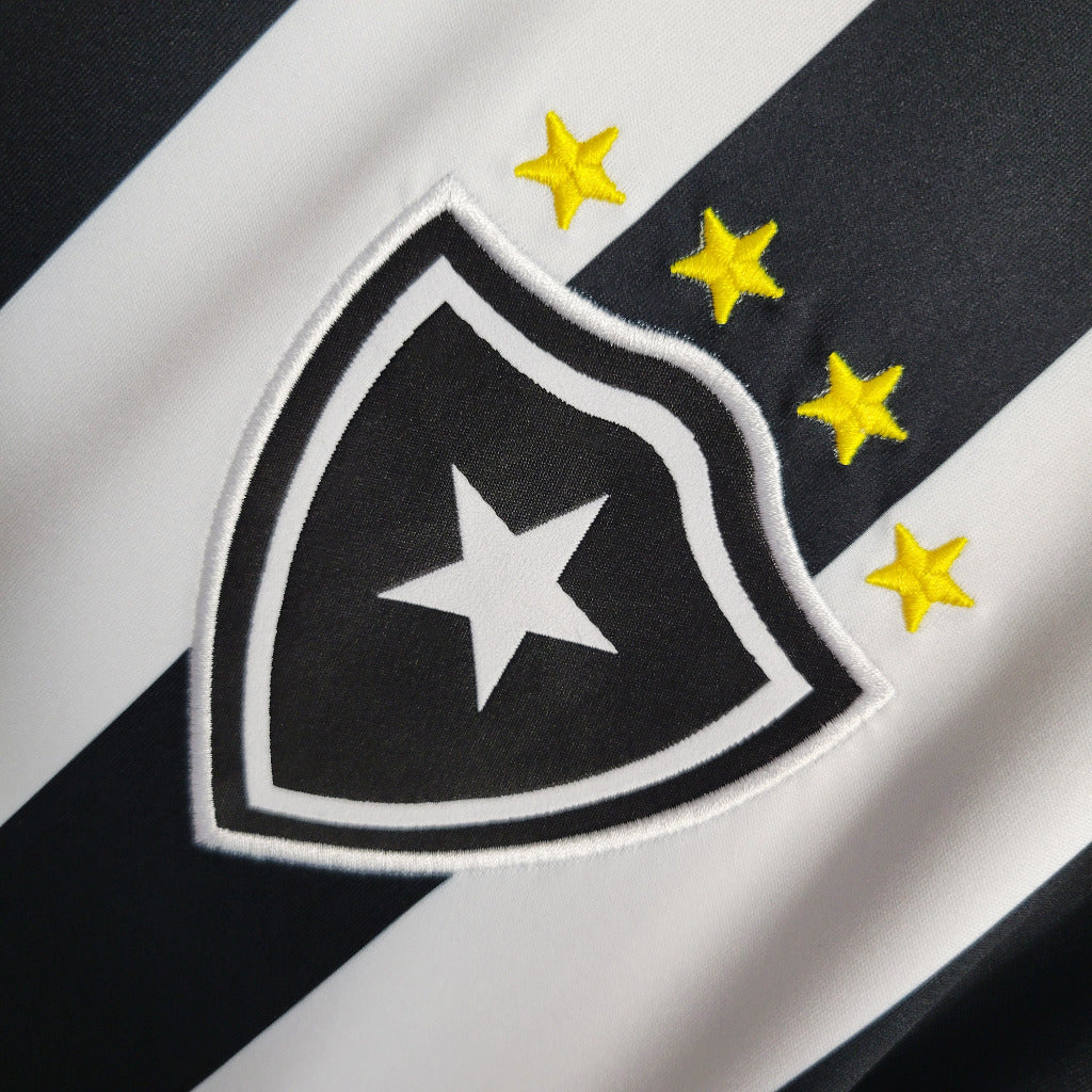 Botafogo 1997 Retro Version Black/White Home Jersey