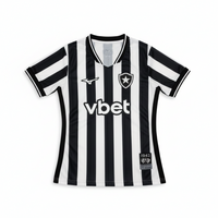 Botafogo 26/27 Black/White Stripes Home Women Jersey