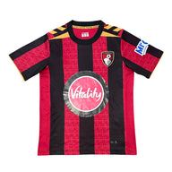Bournemouth 26/27 Red and Black Vertical Stripes Home Jersey