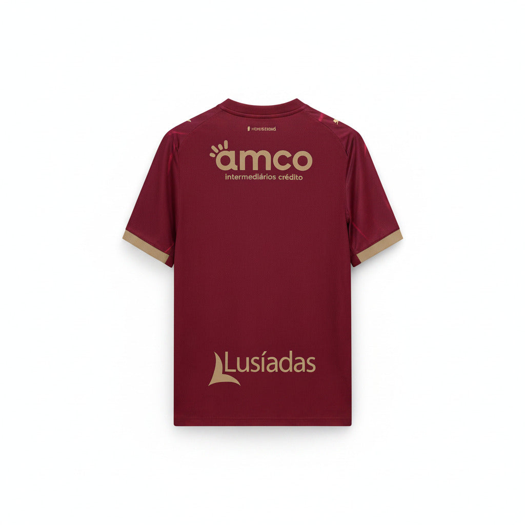 Braga 26/27 Burgundy with Gold Third Jersey