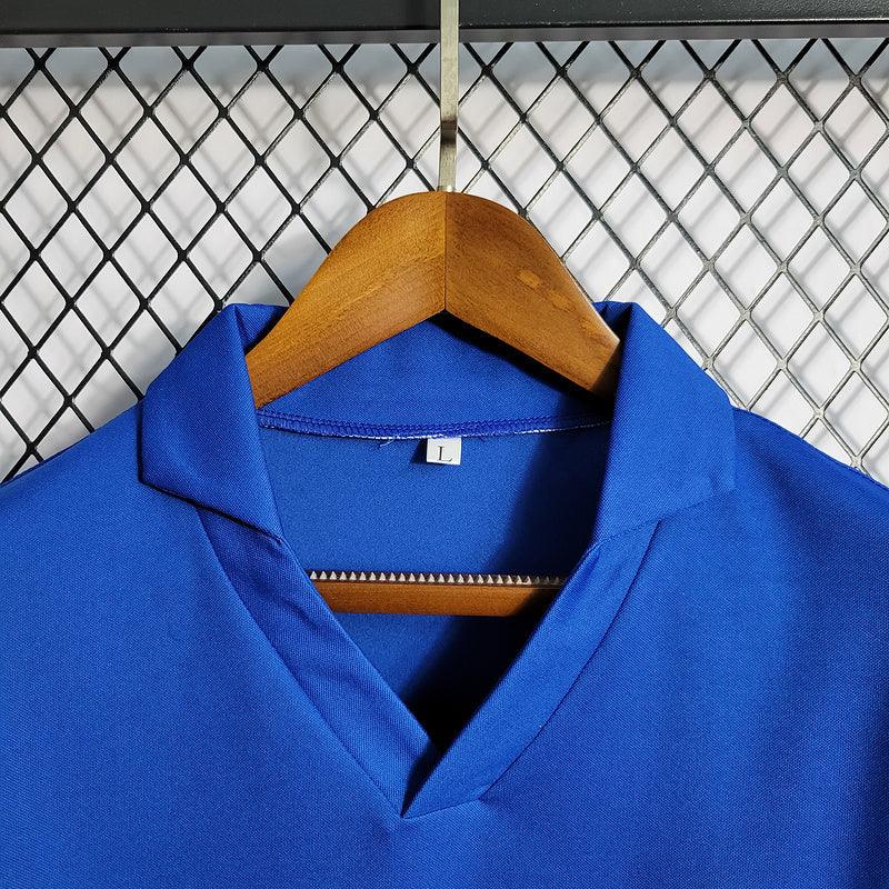 Brazil 1957/62 Vintage Retro Blue Away Jersey