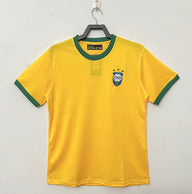 Brazil 1970 Vintage Retro Home Soccer Jersey