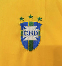 Brazil 1970 Vintage Retro Home Soccer Jersey