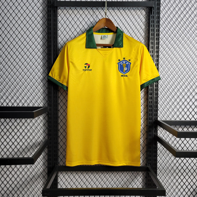 Brazil 1988/90 Vintage Retro Home Jersey