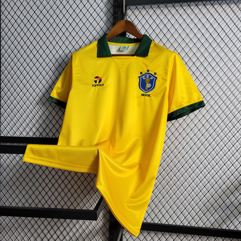 Brazil 1988/90 Vintage Retro Home Jersey