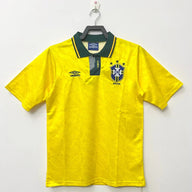 Brazil 1991/93 Vintage Retro Home Jersey