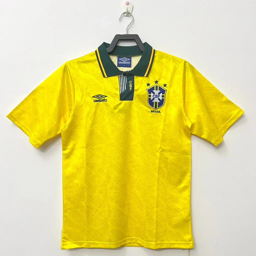 Brazil 1991/93 Vintage Retro Home Jersey