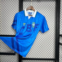 Brazil 1992 Vintage Retro Away Jersey