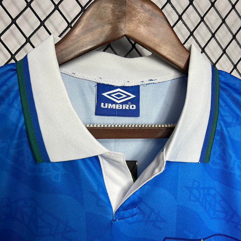 Brazil 1992 Vintage Retro Away Jersey