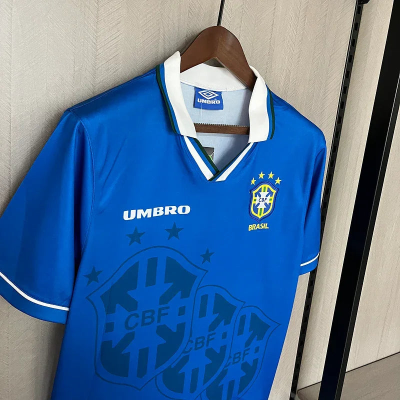 Brazil 1994 Vintage Retro Away Jersey