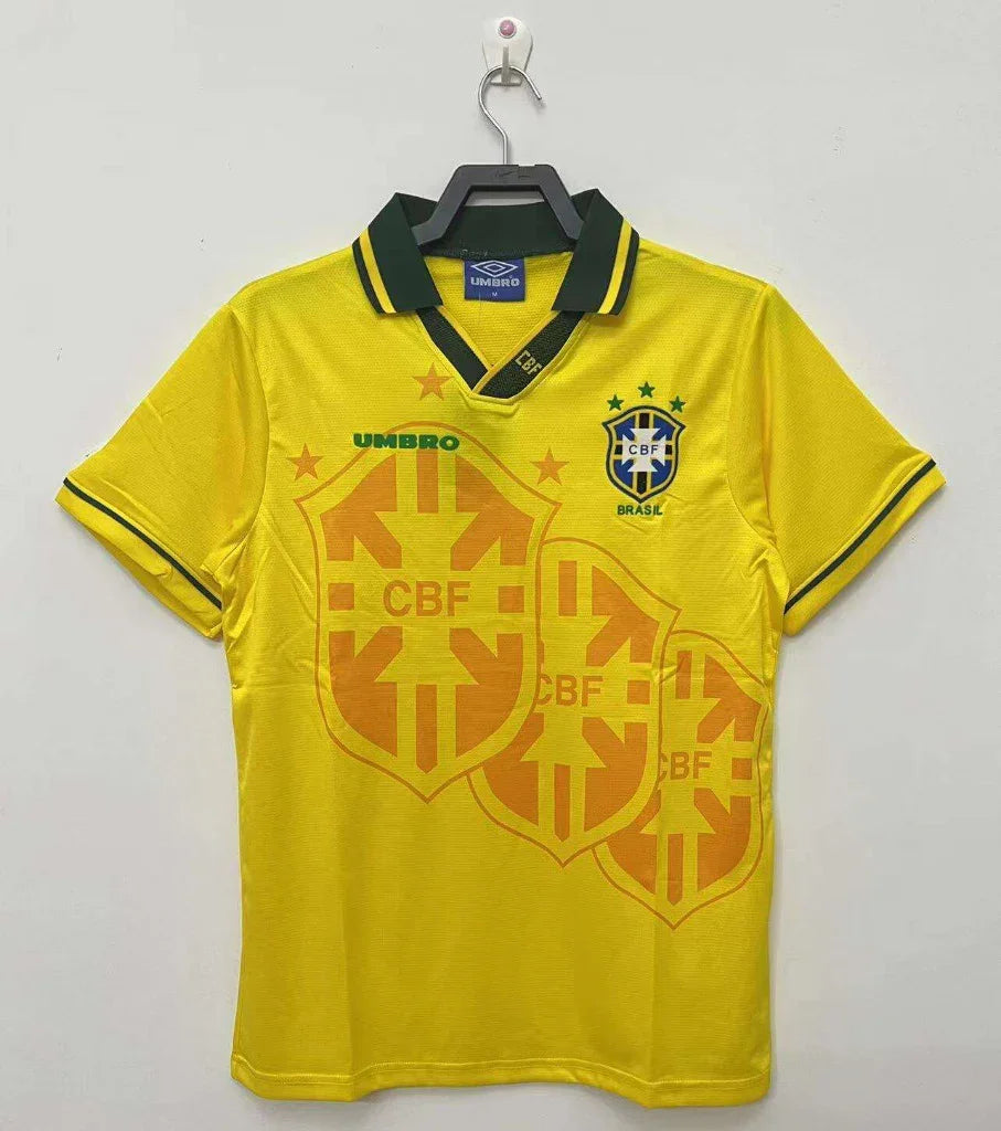 Brazil 1994 Vintage Retro Home Jersey
