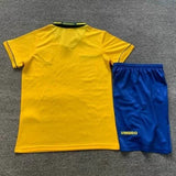 Brazil 1994 Vintage Retro Home Kids Jersey Set