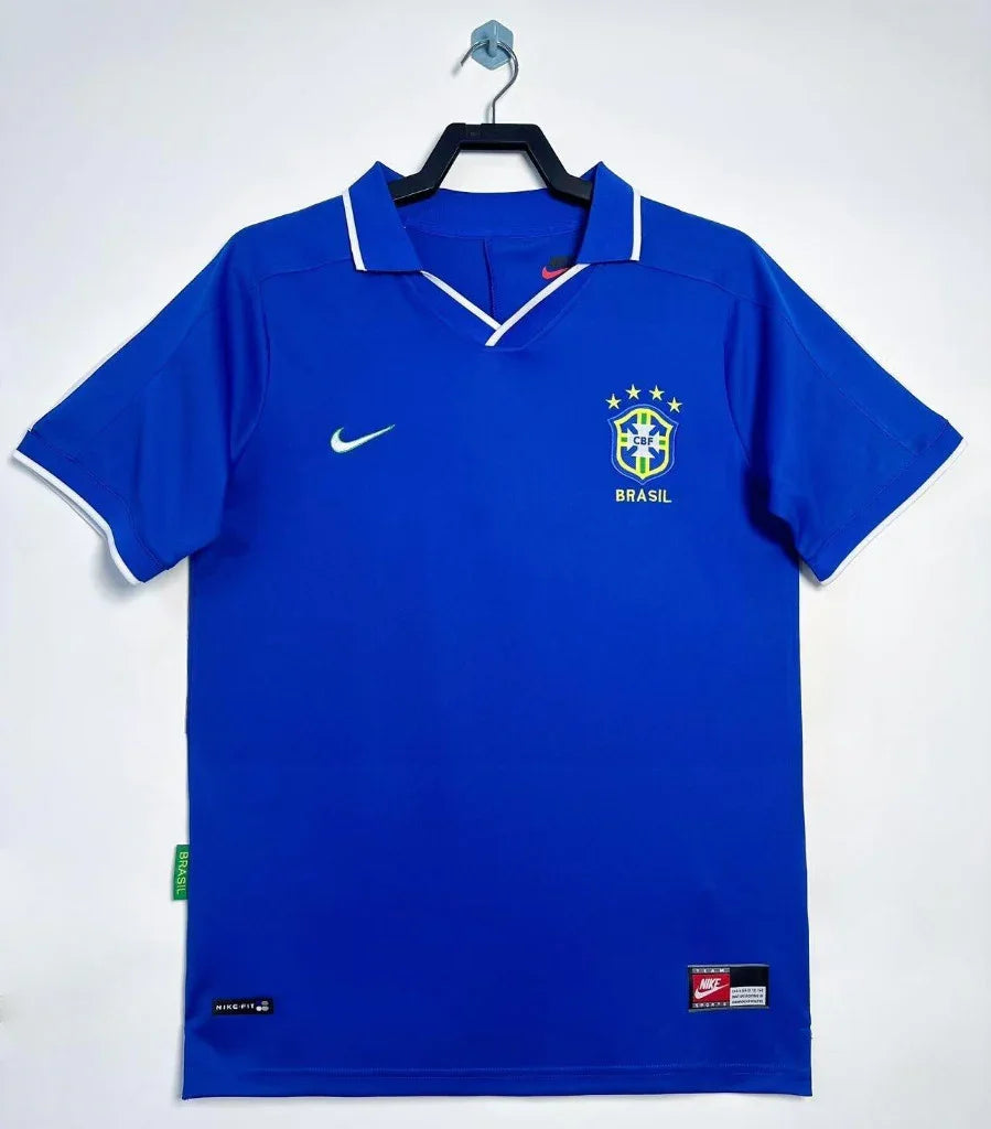 Brazil 1997 Vintage Retro Away Jersey
