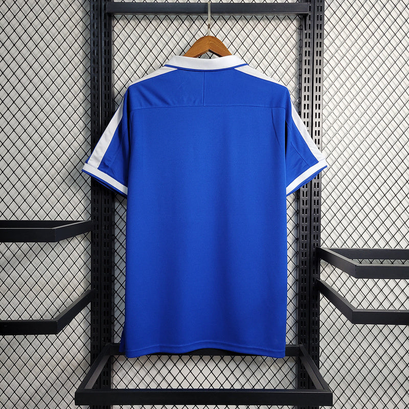 Brazil 1997 Vintage Retro Blue Away Jersey