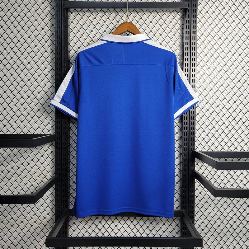 Brazil 1997 Vintage Retro Blue Away Jersey