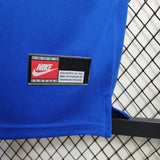Brazil 1997 Vintage Retro Blue Away Jersey