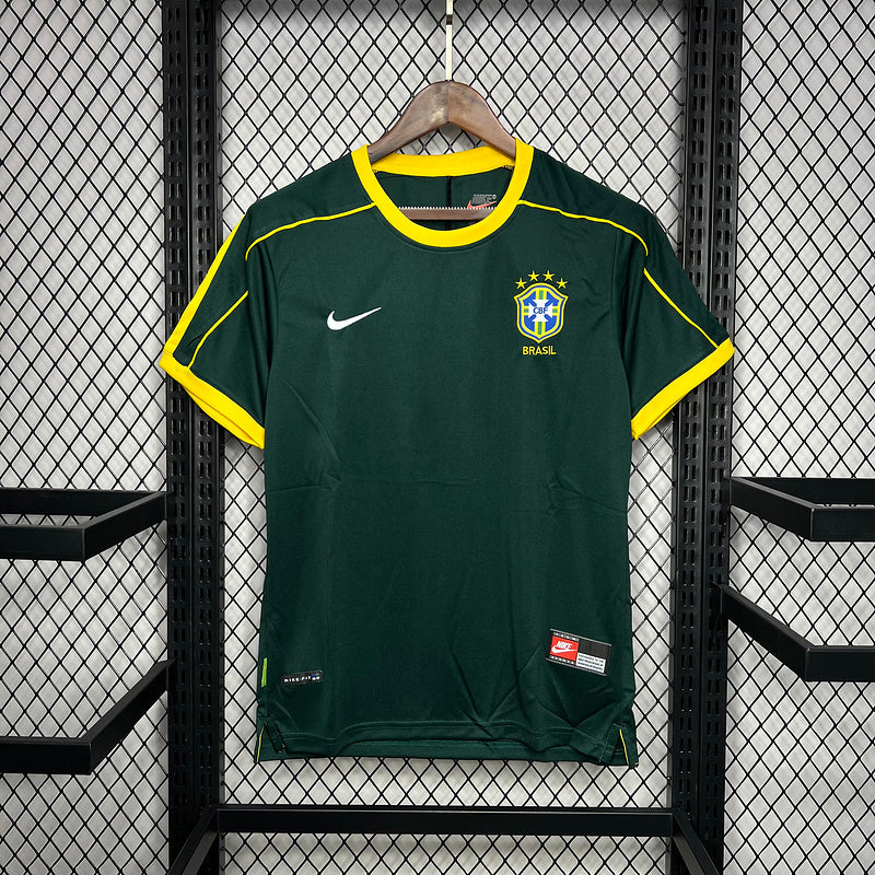 Brazil 1998 Retro Goalkeeper Jersey