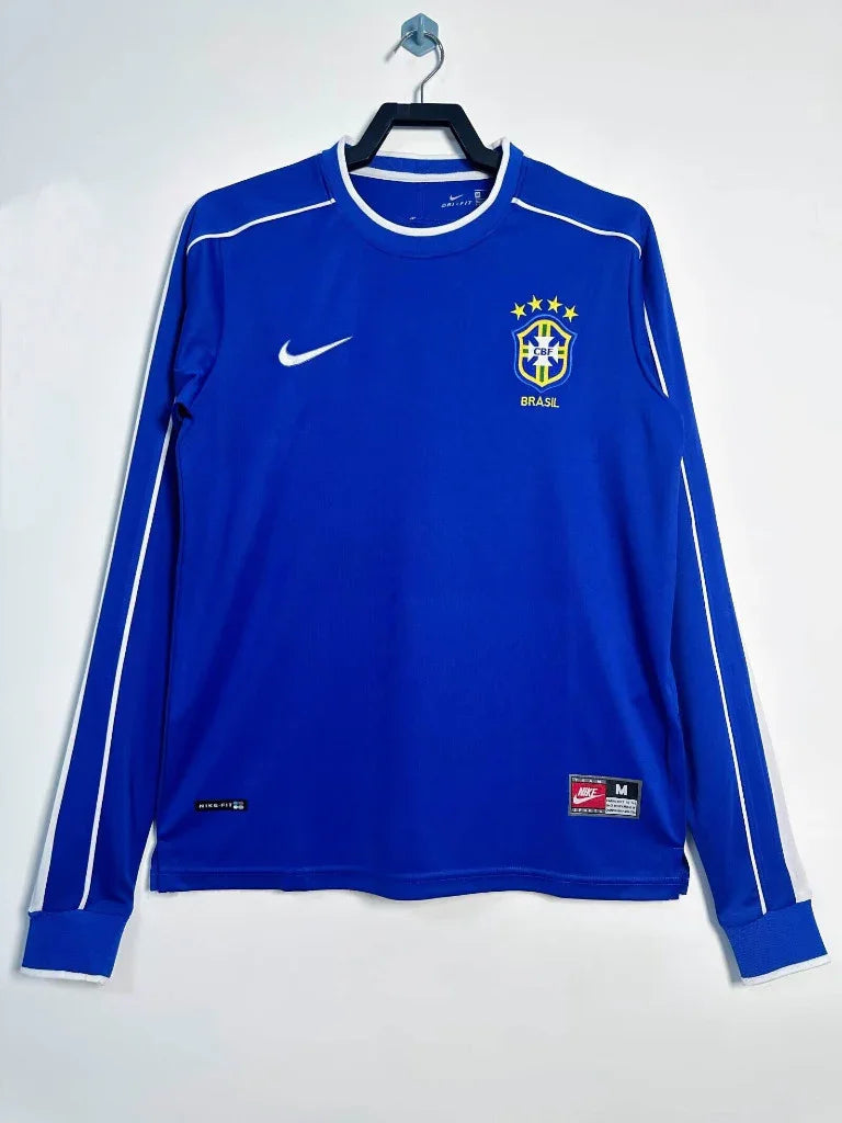 Brazil 1998 Vintage Retro Away Jersey
