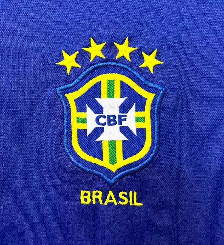 Brazil 1998 Vintage Retro Away Jersey