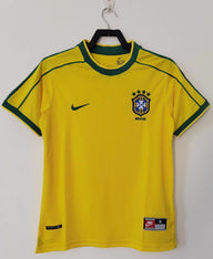 Brazil 1998 Vintage Retro Home Jersey
