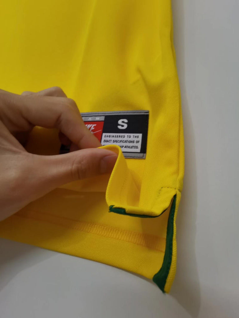 Brazil 1998 Vintage Retro Home Jersey