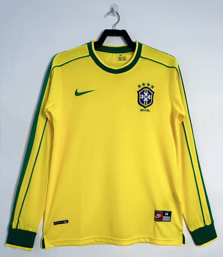 Brazil 1998 Vintage Retro Home Jersey