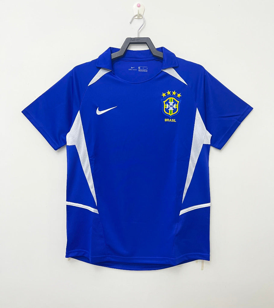 Brazil 2002 Vintage Retro Away Jersey