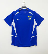 Brazil 2002 Vintage Retro Away Jersey