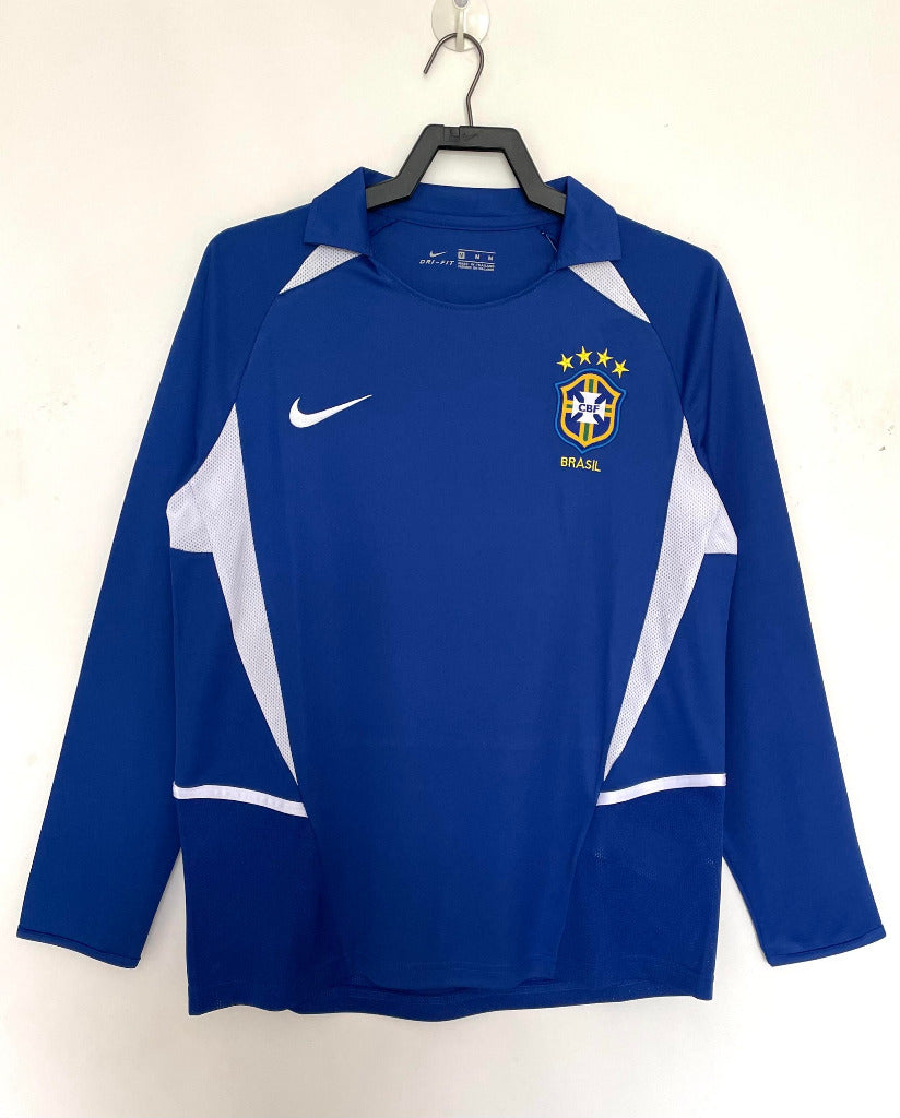 Brazil 2002 Vintage Retro Away Jersey