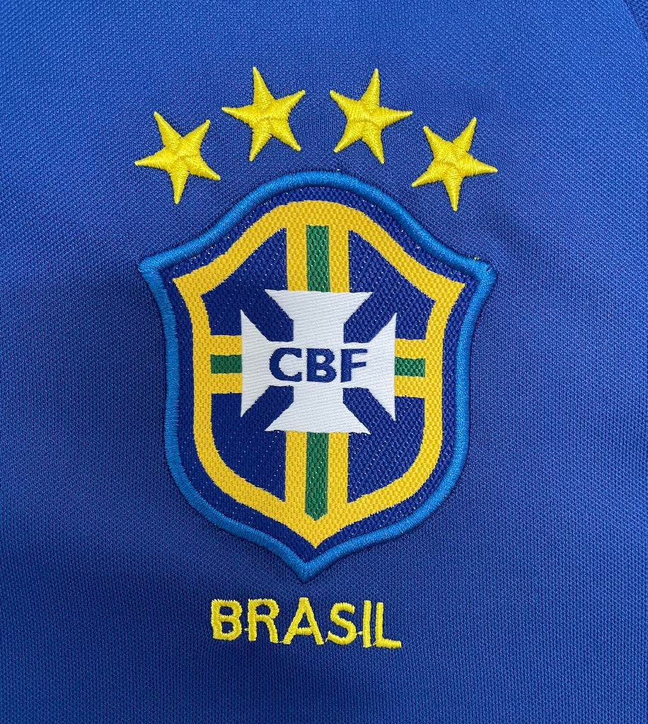Brazil 2002 Vintage Retro Away Jersey