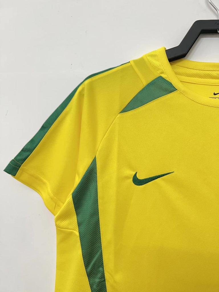 Brazil 2002 Vintage Retro Home Jersey