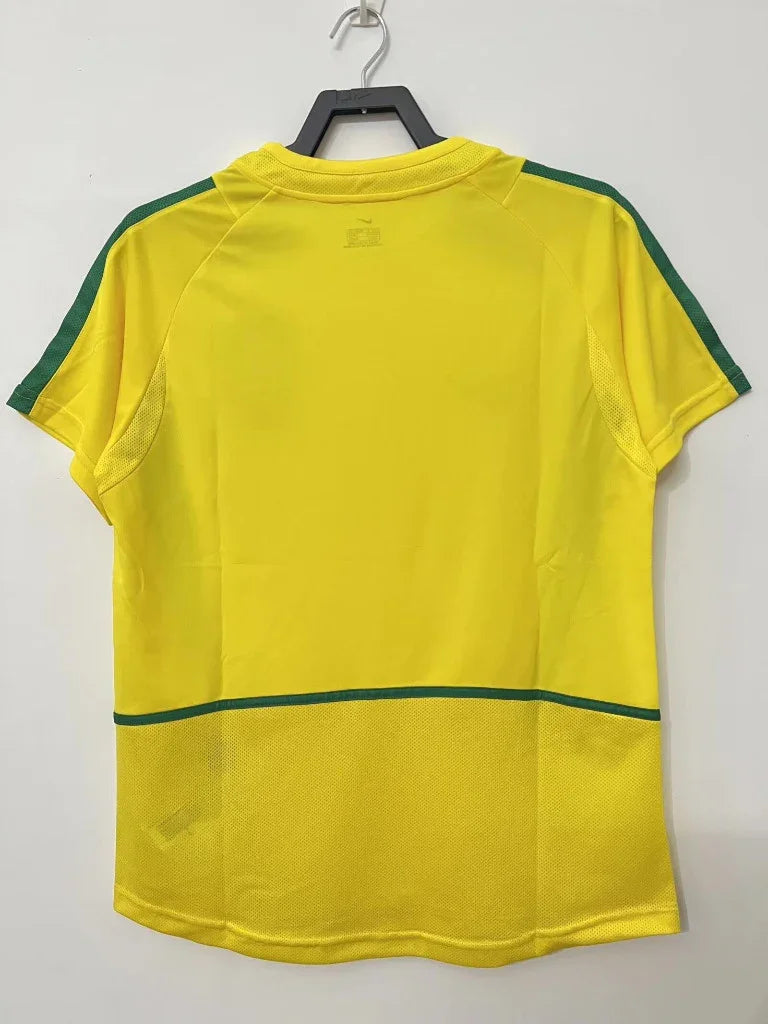 Brazil 2002 Vintage Retro Home Jersey