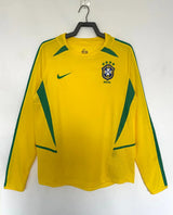 Brazil 2002 Vintage Retro Home Jersey