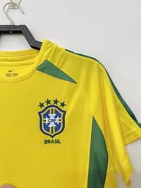 Brazil 2002 Vintage Retro Home Jersey