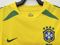 Brazil 2002 Vintage Retro Home Jersey