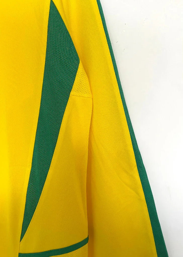 Brazil 2002 Vintage Retro Home Jersey